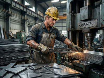 Резчик металла на ножницах и прессах