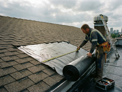 Кровельщик по рулонным кровлям и по кровлям из штучных материалов