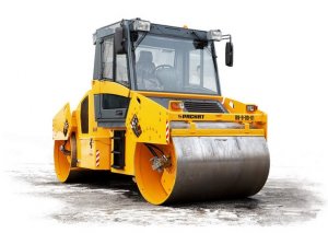 Машинист катка самоходного с гладкими вальцами