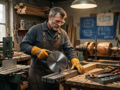 Резчик металла на пилах, ножовках и станках