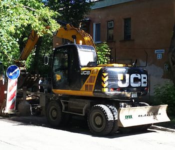 JCB JS145 (экскаватор колёсный дизельный одноковшовый)